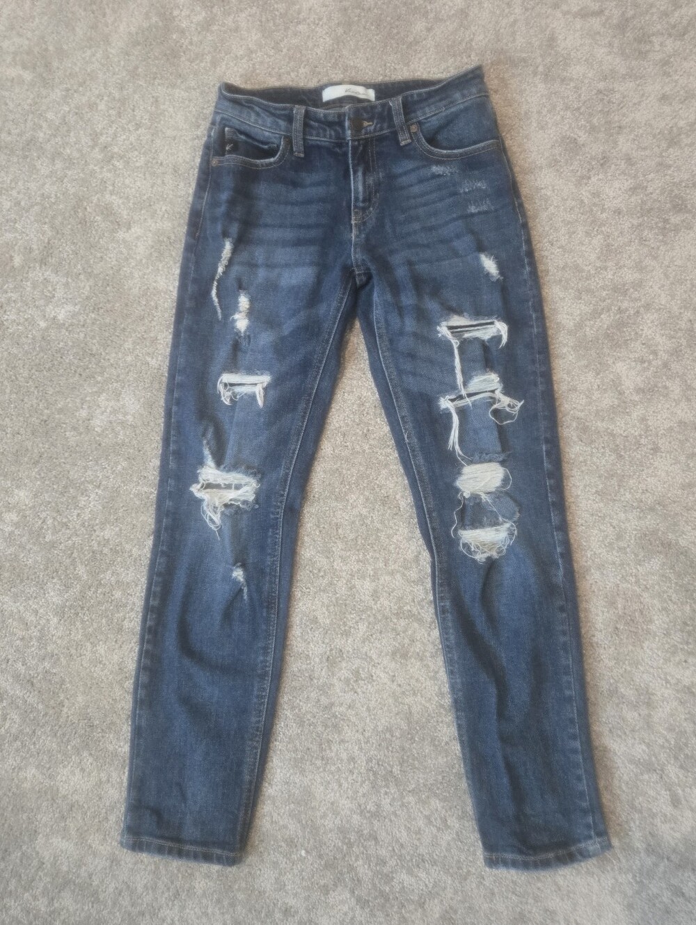 KANCAN Devika Mid Rise Boyfriend Jeans